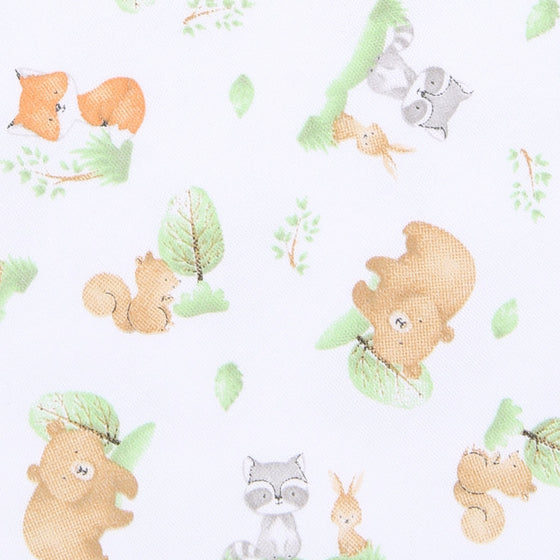 Woodland Friends Long Pajamas - Magnolia BabyLong Pajamas