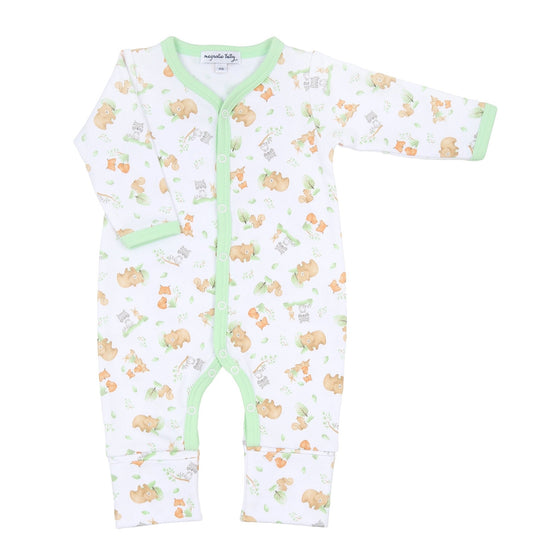 Woodland Friends Print Playsuit - Magnolia BabyPlaysuit