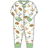 Woodland Friends Zip Pajamas - Magnolia BabyZipper Pajamas