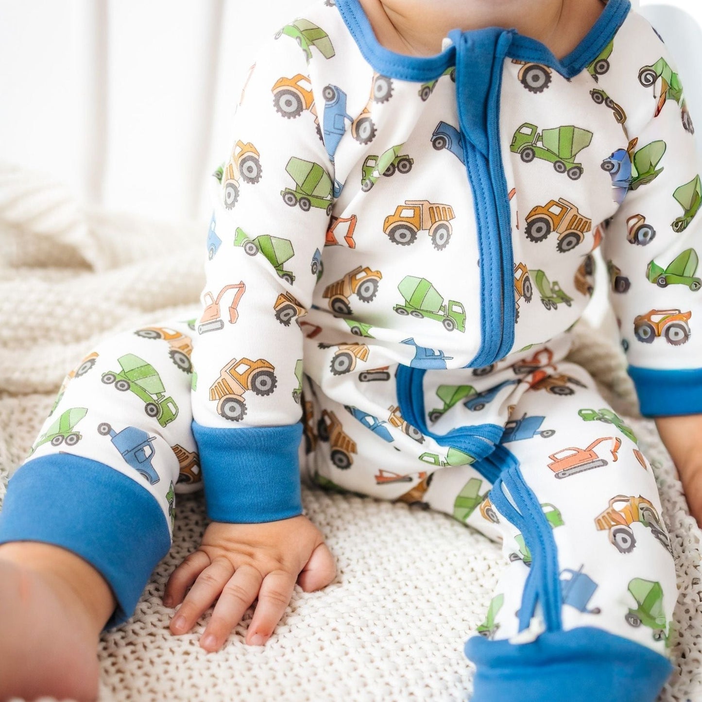 Work Zone Zip Playsuit - Magnolia BabyPlaysuit