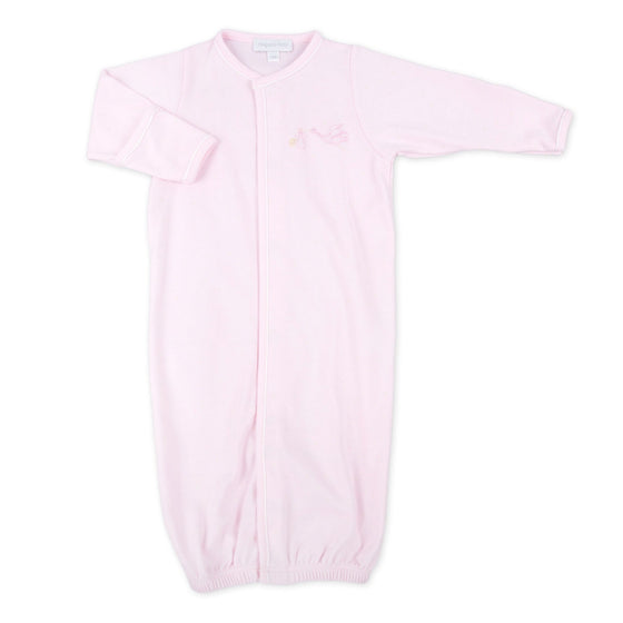 Worth the Wait Embroidered Converter - Pink - Magnolia BabyConverter Gown