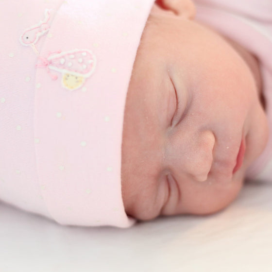 Worth the Wait Embroidered Hat - Pink - Magnolia BabyHat