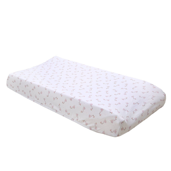 Worth the Wait Essentials Pink Changing Pad Cover - Magnolia BabyChanging Pad Cover