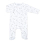 Worth the Wait Footie - Grey - Magnolia BabyFootie