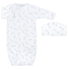  Worth the Wait Printed Converter and Hat Set - Blue - Magnolia Baby