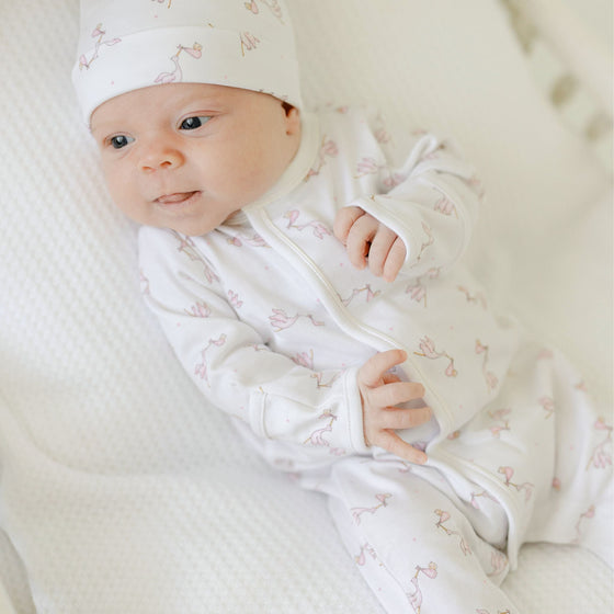 Worth the Wait Printed Hat - Pink - Magnolia BabyHat