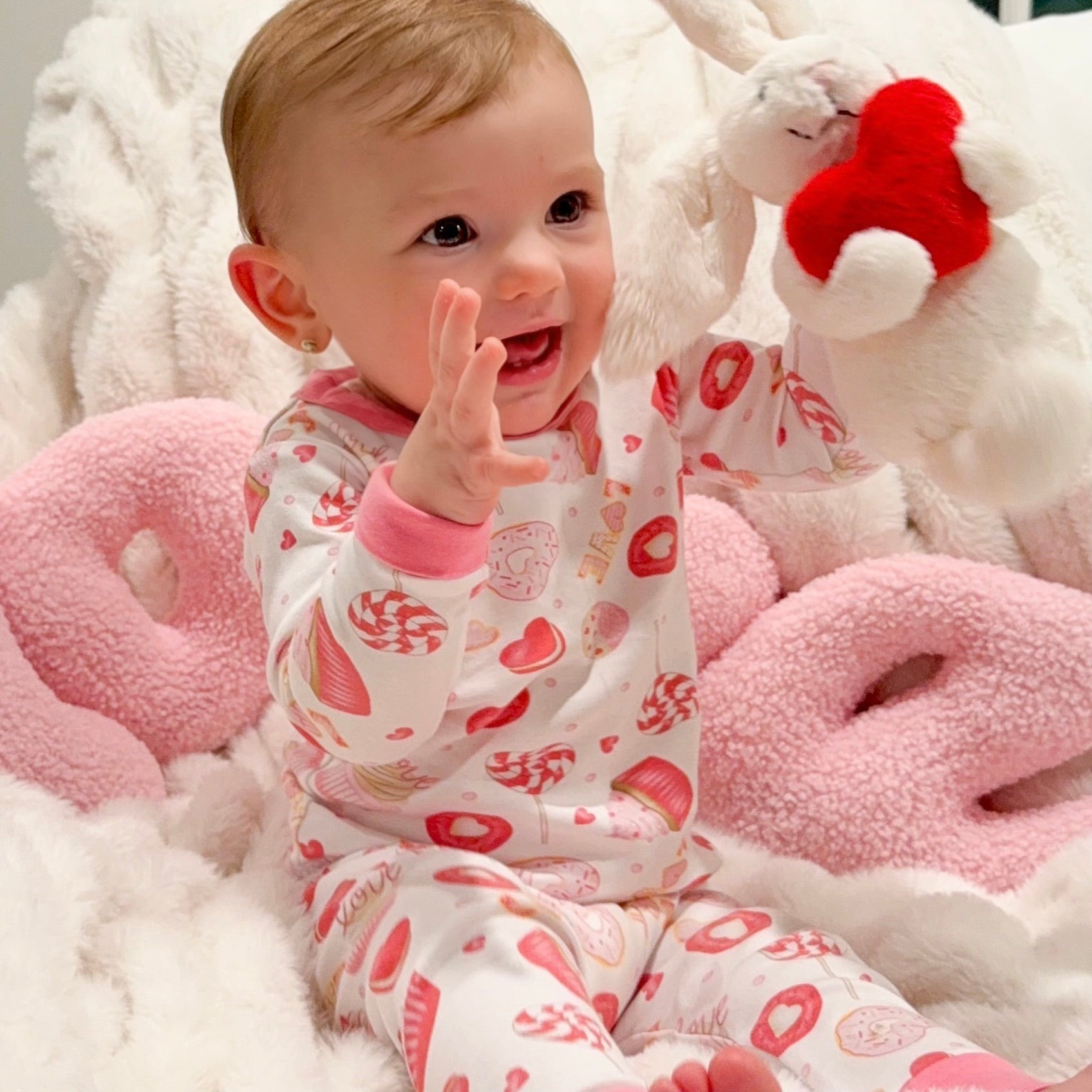 XOXO Sweets Long Pajamas - Magnolia BabyLong Pajamas