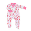 XOXO Sweets Zip Footie - Magnolia BabyFootie