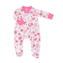  XOXO Sweets Zip Footie - Magnolia BabyFootie