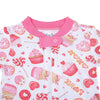 XOXO Sweets Zip Pajamas - Magnolia BabyZipper Pajamas