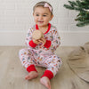 Yappy Christmas Big Kid Long Pajamas - Pink - Magnolia BabyLong Pajamas