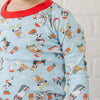 Yappy Christmas Long Pajamas - Blue - Magnolia BabyLong Pajamas