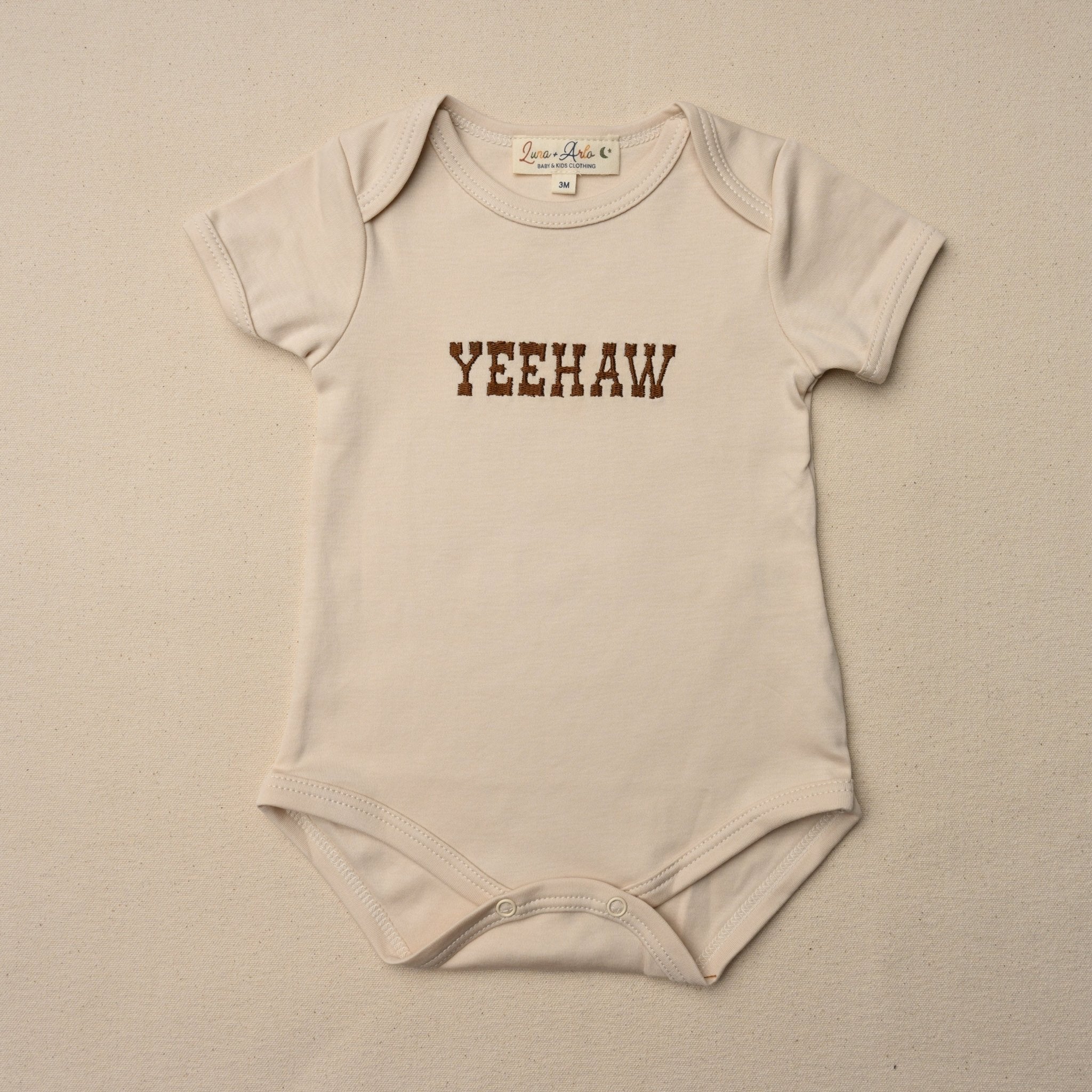 Yeehaw Embroidered Bodysuit - Magnolia BabyBodysuit