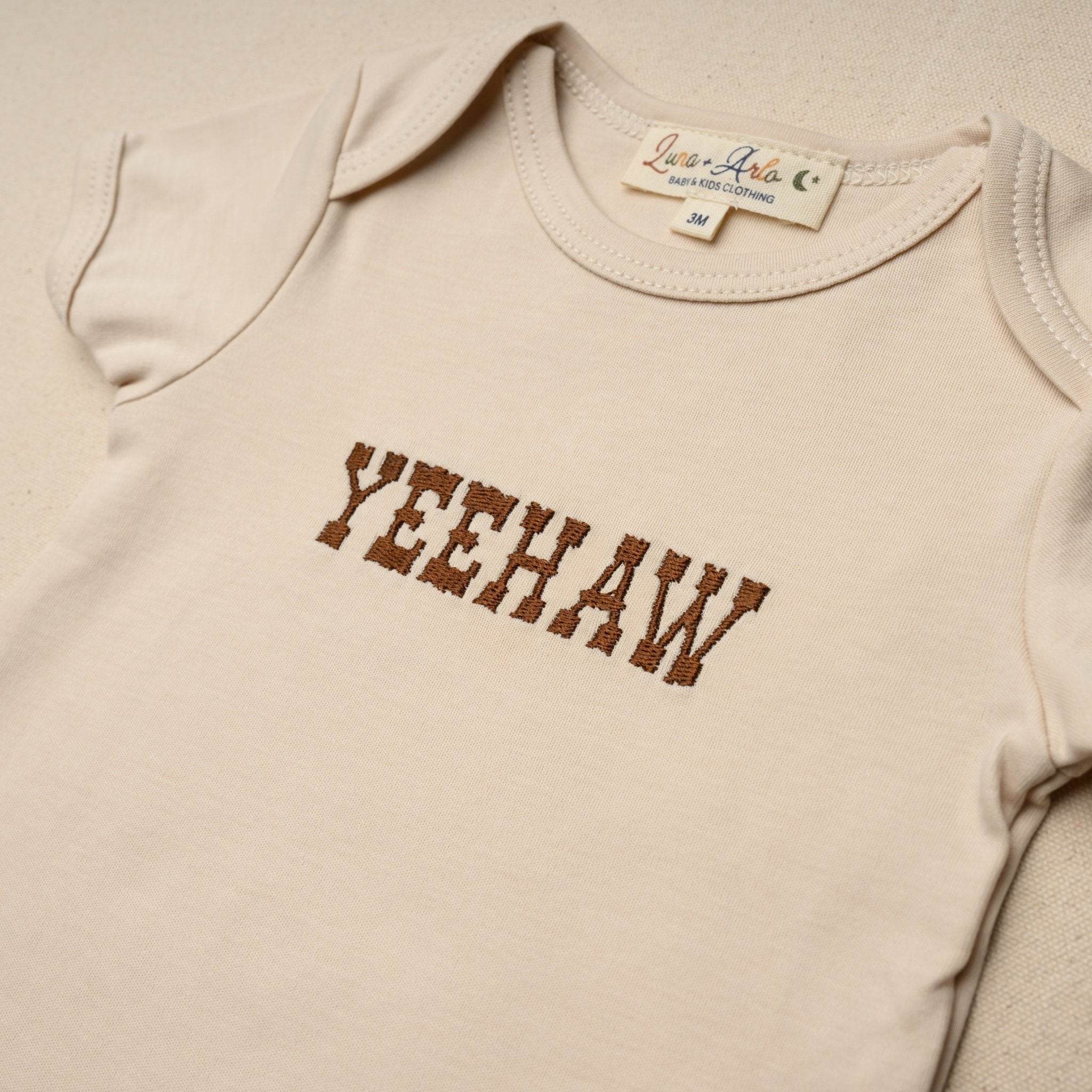 Yeehaw Embroidered Bodysuit - Magnolia BabyBodysuit