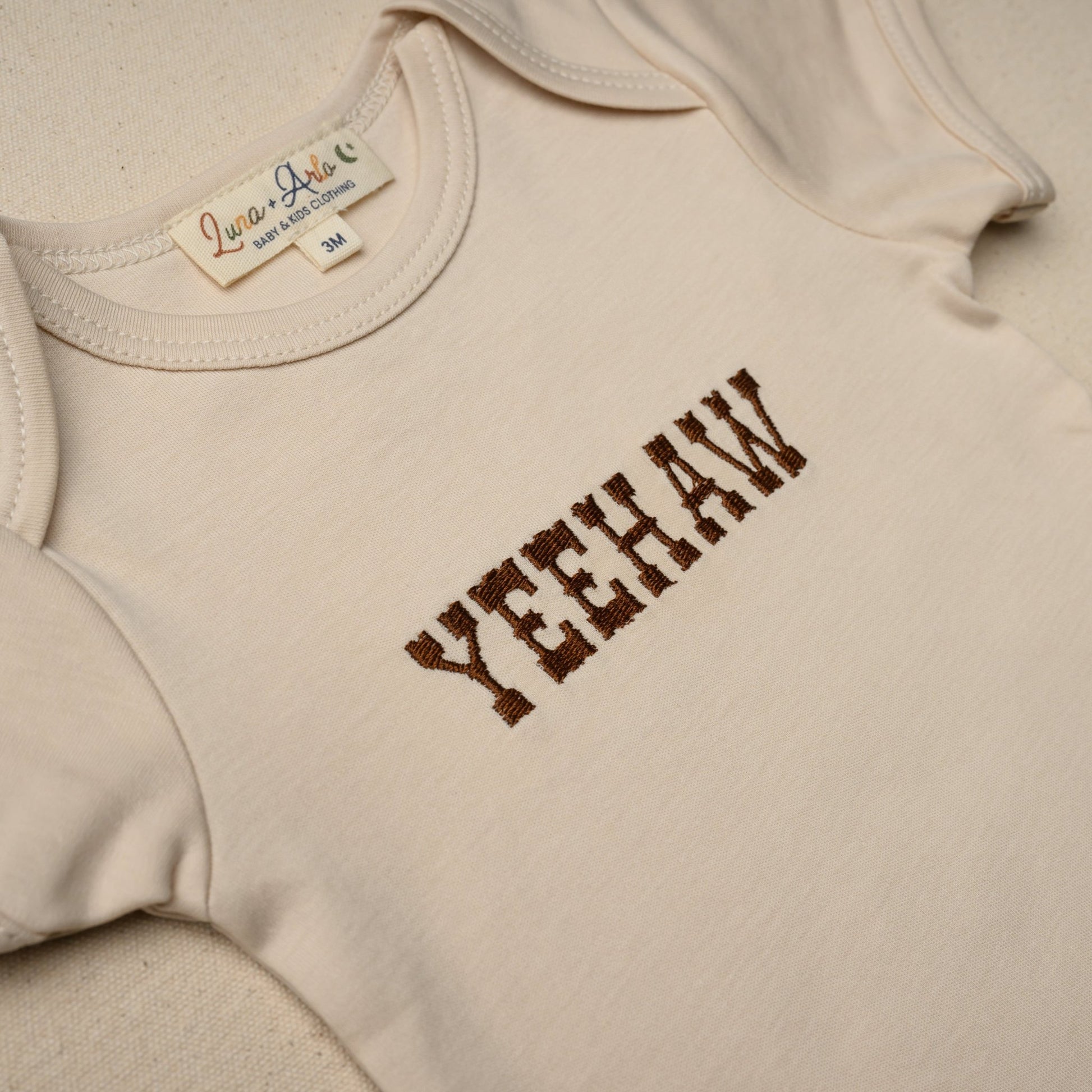 Yeehaw Embroidered Bodysuit - Magnolia BabyBodysuit