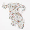 YO, HO, HO! Long Pajamas - Magnolia BabyLong Pajamas