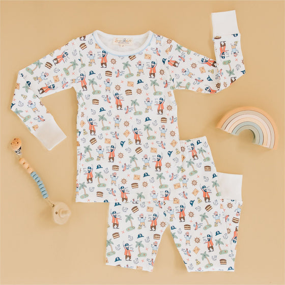 YO, HO, HO! Long Pajamas - Magnolia BabyLong Pajamas