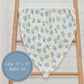 You Had Me At Hydrangea Muslin Swaddle Blanket - Magnolia BabySwaddle Blanket