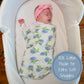 You Had Me At Hydrangea Muslin Swaddle Blanket - Magnolia BabySwaddle Blanket