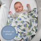 You Had Me At Hydrangea Muslin Swaddle Blanket - Magnolia BabySwaddle Blanket