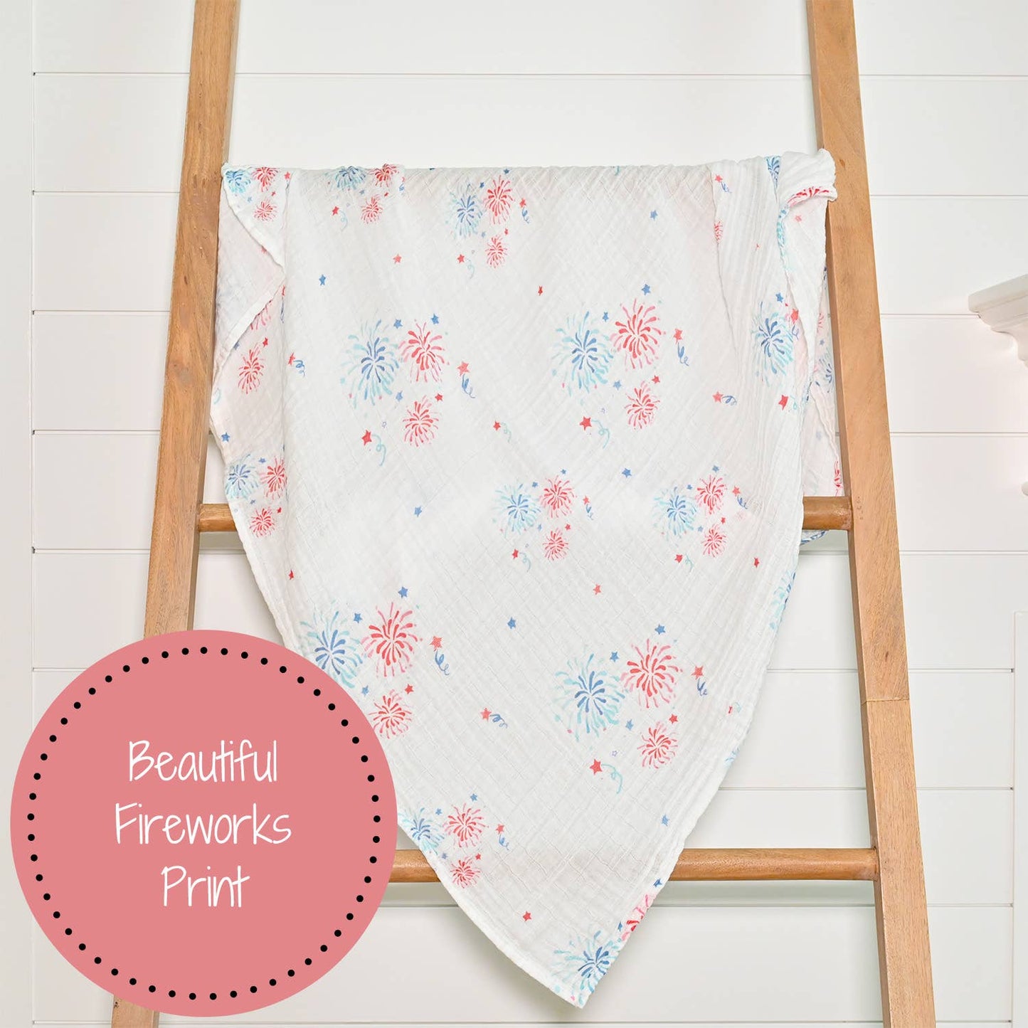 You're a Firework Muslin Swaddle Blanket - Magnolia BabySwaddle Blanket