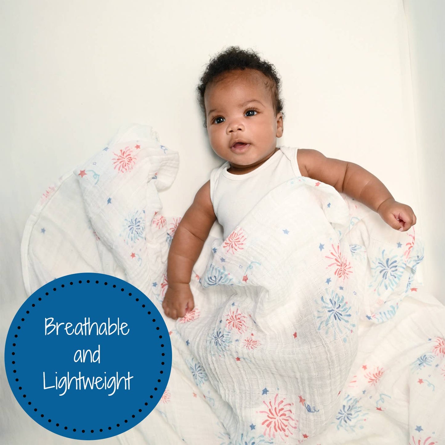 You're a Firework Muslin Swaddle Blanket - Magnolia BabySwaddle Blanket