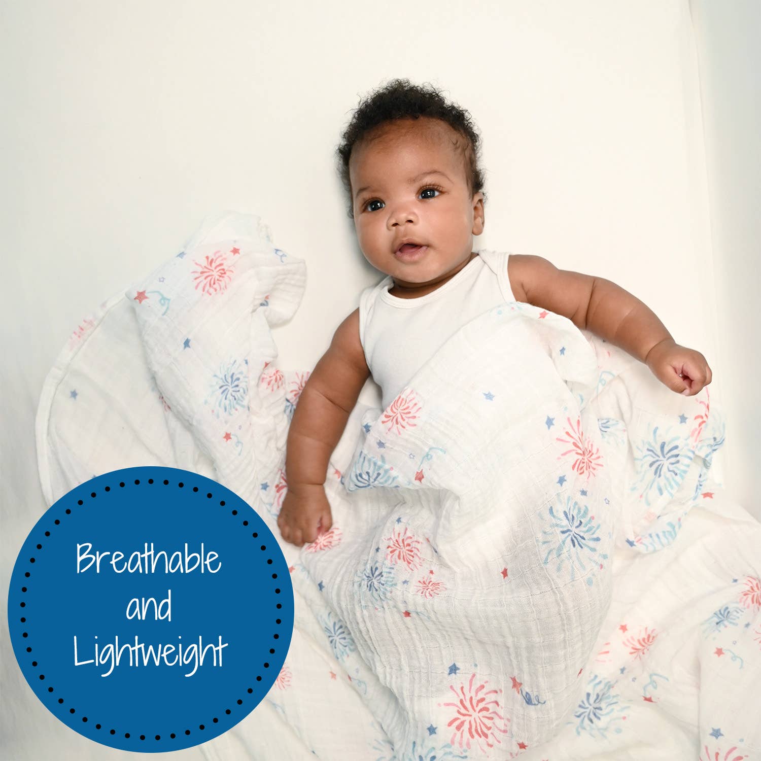 You're a Firework Muslin Swaddle Blanket - Magnolia BabySwaddle Blanket