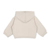 Zip Front Fleece Hooded Jacket - Oat - Magnolia BabyJacket