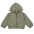 Zip Front Fleece Hooded Jacket - Olive - Magnolia BabyJacket