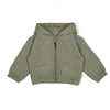 Zip Front Fleece Hooded Jacket - Olive - Magnolia BabyJacket