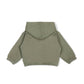 Zip Front Fleece Hooded Jacket - Olive - Magnolia BabyJacket