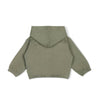 Zip Front Fleece Hooded Jacket - Olive - Magnolia BabyJacket