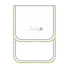  Baby Bee Yellow Embroidered Burp Cloth