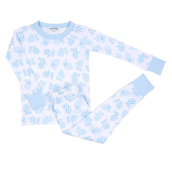 Little Cottontails Blue Long Pajama