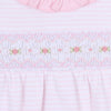 Katie & Kyle Pink Smocked Ruffle Flutters Toddler Dress