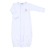 Darling Lambs Blue Embroidered Converter