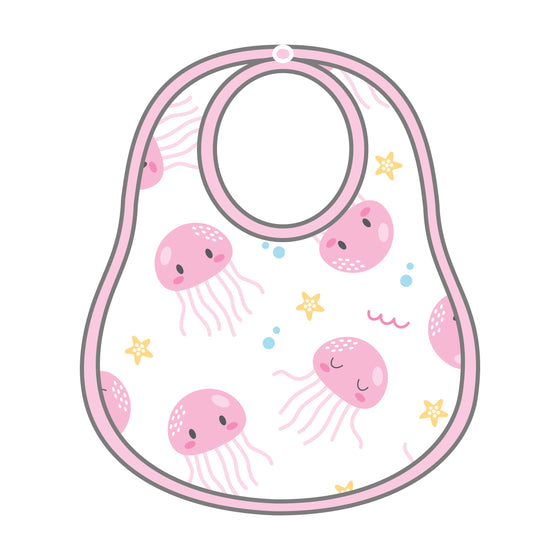 Joyful Jellyfish Pink Bib