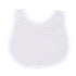 Baby Stripes Silver Bib - Magnolia BabyBib
