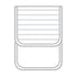 Baby Stripes Silver Burp Cloth - Magnolia BabyBurp Cloth