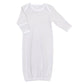 Baby Stripes Silver Lap Gown - Magnolia BabyGown