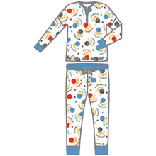  Bowling Night Blue Women's 2pc Set Pajamas - Magnolia Baby2pc Set Pajamas