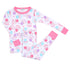 Bowling Night Pink Long Pajama - Magnolia BabyLong Pajamas