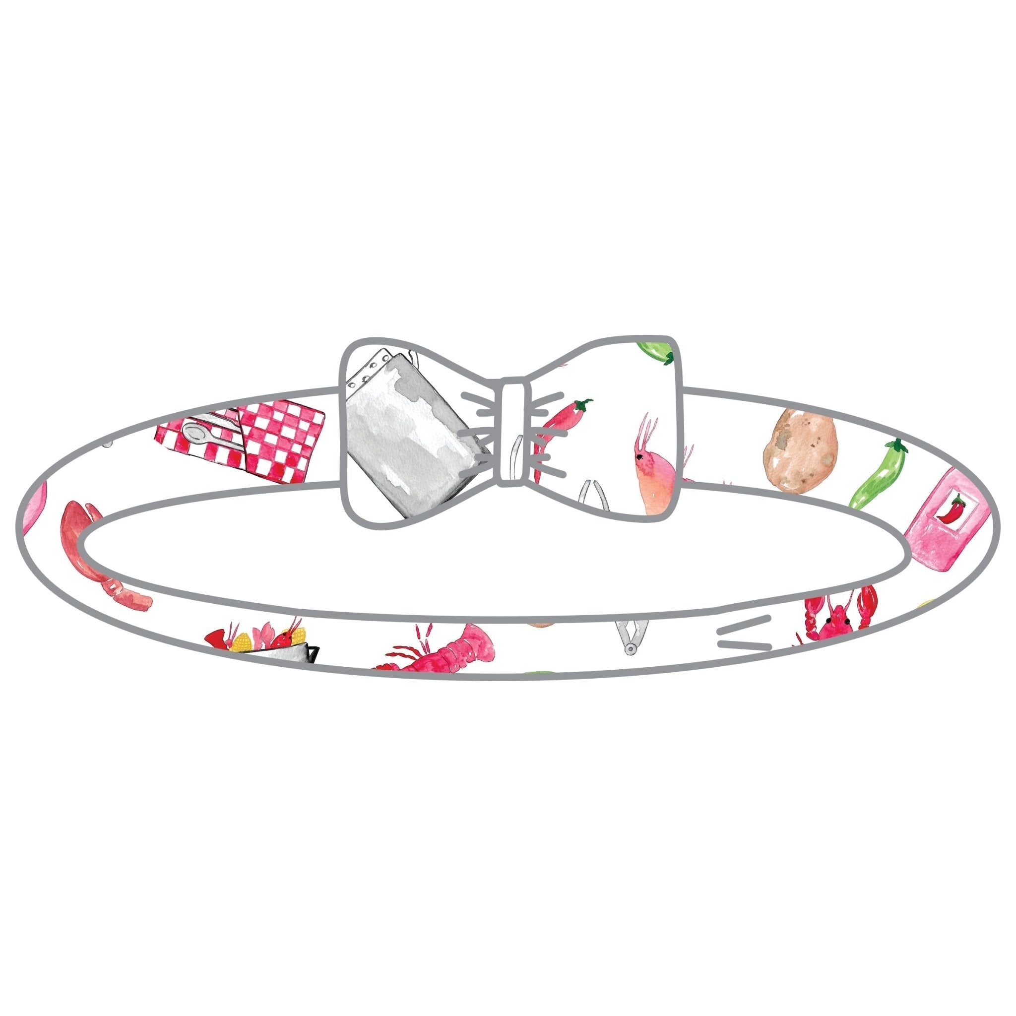 Crawfish Boil Red Print Headband - Magnolia BabyHeadband