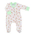 Giving Thanks Printed Zipper Footie - Magnolia BabyFootie
