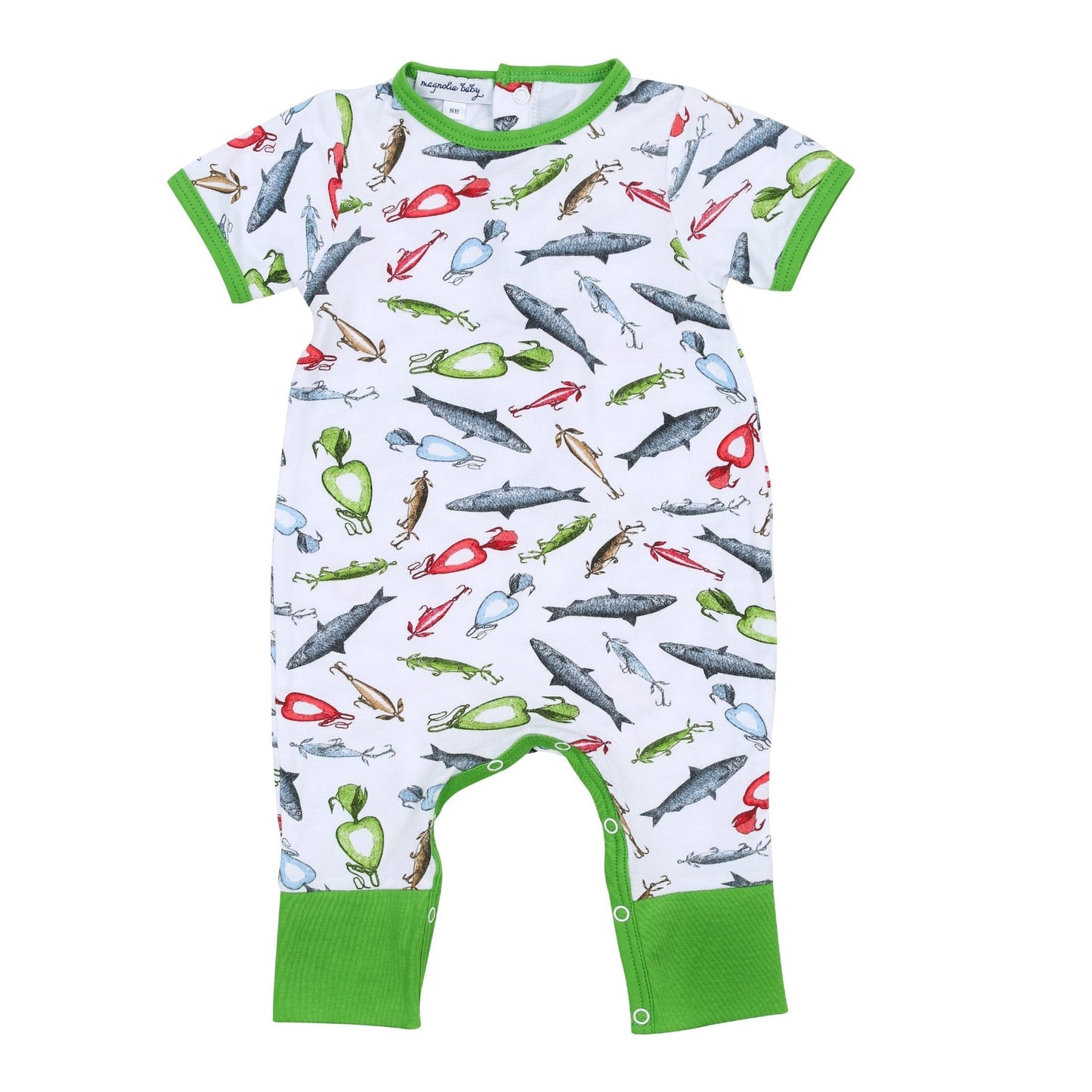 Good Catch! Short Sleeve Playsuit - Magnolia BabyPlaysuit