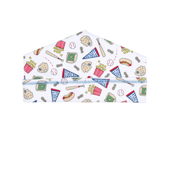 Hurray for Baseball Blue Printed Hat - Magnolia BabyHat