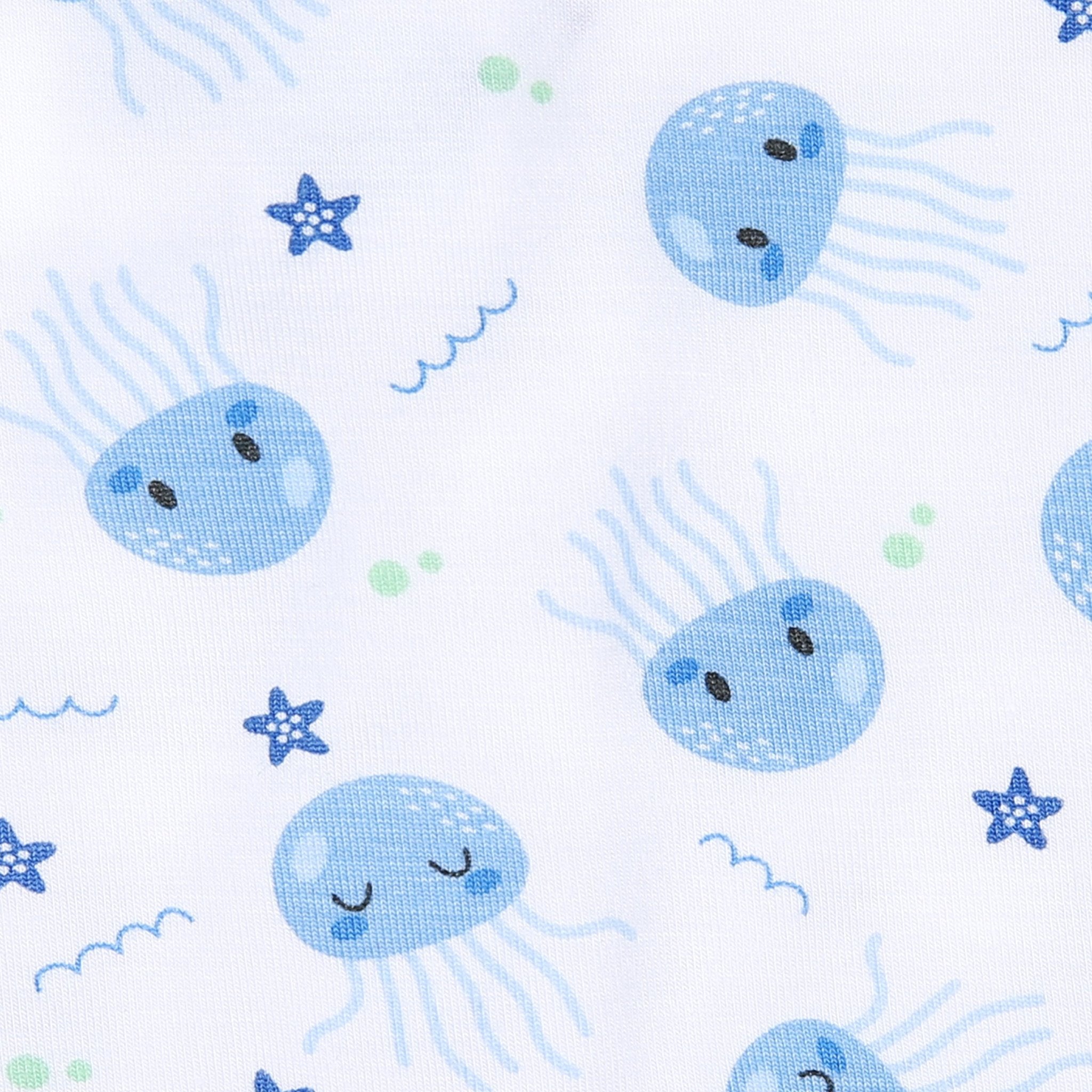 Joyful Jellyfish Infant Blue Short Playsuit - Magnolia BabyShort Playsuit