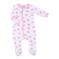 Joyful Jellyfish Pink Footie - Magnolia BabyFootie