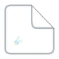 Lil' Bunny Applique Receiving Blanket - Blue - Magnolia BabyReceiving Blanket