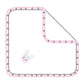 Lil' Bunny Applique Ruffle Receiving Blanket - Pink - Magnolia BabyReceiving Blanket